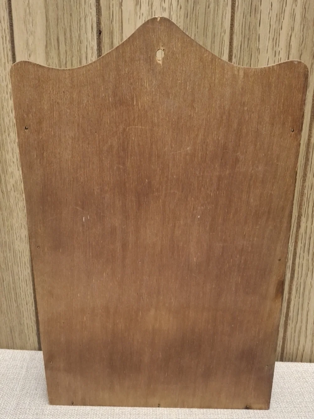 Vintage Solid Wood 12 Spoon Display & Mail Holder Rustic Decor 11